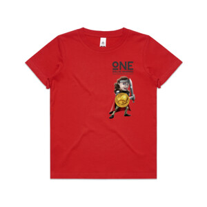 Side Warrior Girl - Kid's T shirt