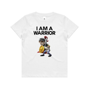 Double Sided I Am A Warrior Guy - Kid's T shirt