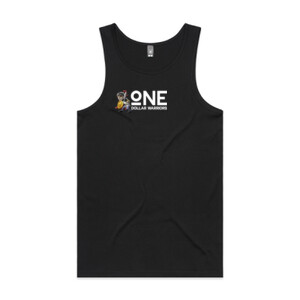 Double Sided $1 Warrior - Mens Lowdown Singlet